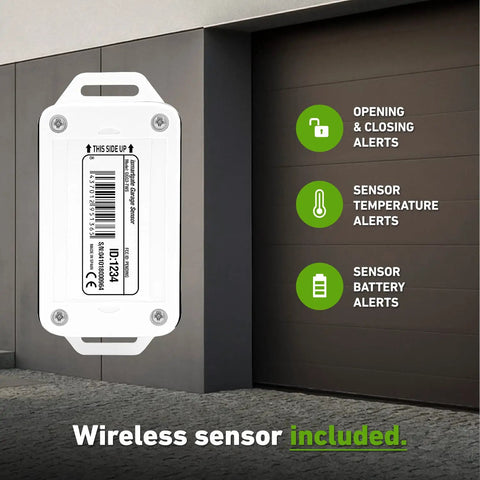 Smart Garage Door Opener Remote With App Control And Wireless Sensor That Plays Nice With Apple HomeKit Amazon Alexa Google Assistant And IFTTT Fits All Sectional Doors sensor and alerts