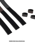 Kick-Ass Genuine Leather Belt Featuring A Secure Hook And Loop Closure For Heavy Duty Mechanics And Tradesmen That Locks Tight Without Annoying Holes For Rock Solid Comfort with straps and size adjusters.