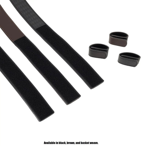 Kick-Ass Genuine Leather Belt Featuring A Secure Hook And Loop Closure For Heavy Duty Mechanics And Tradesmen That Locks Tight Without Annoying Holes For Rock Solid Comfort with straps and size adjusters.
