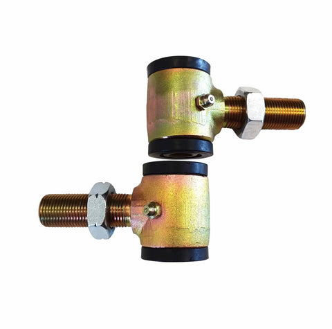 Three Quarter Inch Threaded Bushing Kit Left And Right For Four Link Suspension With One Half Inch Bolt Holes And Polyurethane Bushings Heavy Duty Forged Steel Build Replaces Worn Out Rod Ends And Suspension Bushings