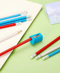 Round Wooden Pencils Bulk Pack Of 12 HB Graphite Pencils With Erasers For Office, School And Studio Use, Smooth Writing