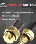 Auto Occasion 2-pack coolant temperature sensor and cooling fan switch set with brass threaded sensors