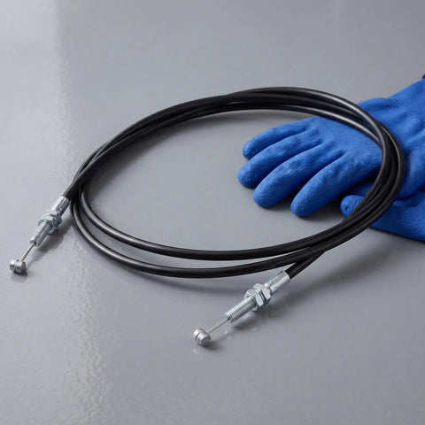 Heavy Duty Recliner Release Pull Replacement Cable, 39 Inch Length for Most Reclining Sofa Chairs, with blue gloves