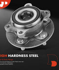 Ride Smooth Daily Driver Front Wheel Bearing And Hub Assembly With Five Lug And Thirty Spline Straight BoltOn Upgrade For Toyota Highlander Rav4 Hybrid Sienna, high hardness steel design.
