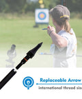 Image of 12 Piece Archery Arrow Tip Set 100 125 150 200 Grain Field Tips Five Sixteenths Inch Screw In For Target Practice.