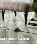4 Pack LED Spotlight Indoor Plant Uplights 120V With 5.9 Ft Cord Warm White 3000K Floor Foot Switch Base And Stake Included
