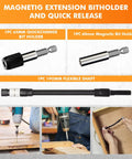 237 Piece Pro Grade Precision Screwdriver Bit Set Kit With Chrome Vanadium Steel Impact Driver Bits Security Bits Nut Driver Ratchet Wrench And Bits Holder details with magnetic bit holders and flexible shaft for heavy-duty projects.