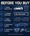 Checklist for purchasing Rear Forward Leaf Spring Bracket Mounting Kit with Bolts and J Clips, detailed instructions.
