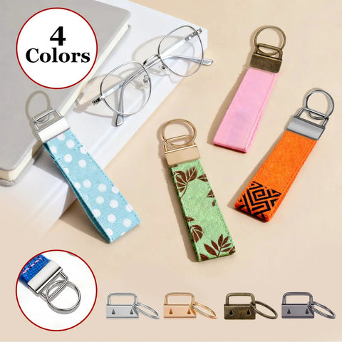 DIY Key Fob Hardware Set With Glass Running Pliers 40 Pieces Of 1 Inch Key Chain Hardware In Silver Gold Gray Bronze For Lanyards