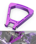 Rear Linkage Beefed Up Shock Absorbing Triangle Bracket Heavy Duty Off Road Upgrade With 3mm Thickened 6mm Wider Walls Inner Surface Thickened 5mm And Moved Out 10mm For Maximum Impact Protection, purple 6061 aluminum