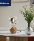 Oversized Vintage Dimmable LED Edison Bulb With Smoke Glass Globe 7W 2700K Soft White 300 Lumen E26 Medium Base CRI90 Large Decorative Bulb