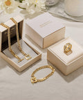 14K Gold Filled Cable Wire Bracelet For Women, 7.8 Inch Classic Twist Rope Threader Interlocking Textured Link Chain in box