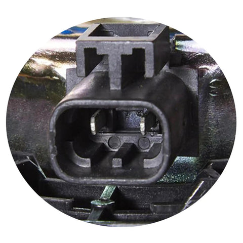 Connector detail for Built Tough Radiator Cooling Fan Assembly Drops Right In For Mitsubishi Lancer De Es Se Gt Gts 2008 Through 2017.