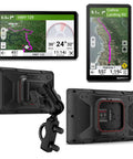 XT3 6 Inch Motorcycle GPS Navigator Bundle with maps and mounting bracket, built for extreme riding with adventurous routing.