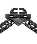 Kwik Stand Bow Support Universal Bow Holder with adjustable jaws for 1.28 to 3.14 inches, black sturdy stand for archery