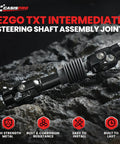 Golf Cart Intermediate Steering Shaft Assembly Joint For EZGO TXT 2001 Up Steering Yoke OEM 70580 G01 Replacement durable metal shaft