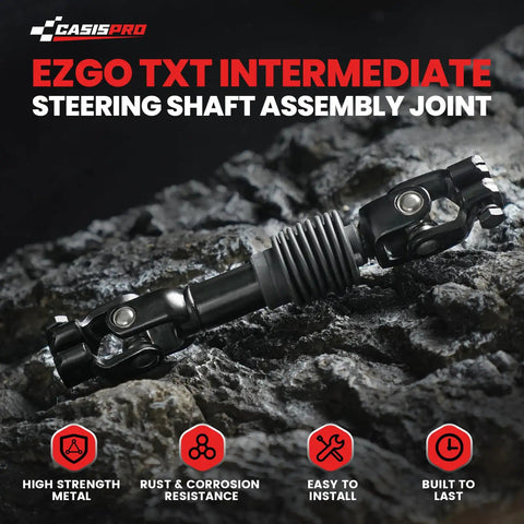 Golf Cart Intermediate Steering Shaft Assembly Joint For EZGO TXT 2001 Up Steering Yoke OEM 70580 G01 Replacement durable metal shaft