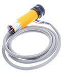 Diffuse Reflection Infrared Obstacle Avoidance Sensor With Adjustable 0 To 50 Cm Range, showing coiled cable and sensor unit