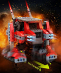 8 In 1 Electric Monster Truck Building Kit For Kids Ages 6 To 12 With 240 Pieces And Motor, DIY STEM Construction Toy Set For Boys And Girls, 8 Moving Models, Educational Science Kit For Christmas Birthday Gift. Red ABS block monster truck model with moving parts