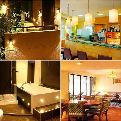 Interior spaces illuminated with G9 LED Bulb Dimmable T4 Base 2700K Soft White 4W 450Lm 120V AC No Flicker 360 Degree Beam
