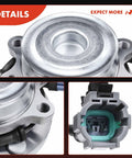 Close-up of Front Wheel Bearing And Hub Assembly 2 Pack For Nissan Frontier 2005 To 2023, Pathfinder, Xterra, Suzuki Equator