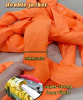 Heavy Duty Round Sling Workhorse 22000Lb 13Ft Polyester Rigging Sling For Hoist Lifting Endless Lift Sling with double-jacket and inner fibers