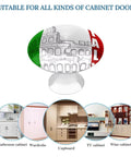 Heavy Duty Two Pack Round Cabinet Knobs And Drawer Pulls One Point One Inch Stainless Steel Kitchen Hardware For Cupboards, featuring Italian design.