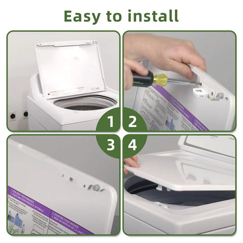 Direct Fit Lid Strike Replacement For Whirlpool And Maytag Washers W11513250 W11391550 OEM Parts AP7002929 PS16543459 EAP16543459 White 1 Pc Easy Install Durable Lock Hassle Free Repair, installed on washer lid