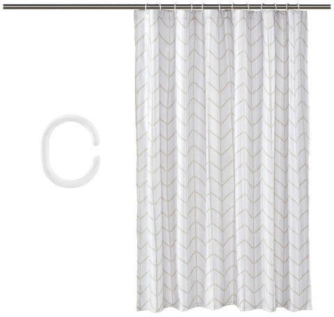 Straight Up Solid Bathroom Glow Up With Super Sleek Water Repellent Fabric And Genuinely Tough Weighted Hem Design Featuring Rust Free Steel Grommets Plus Heavy Duty Hooks For Zero Hassle Everyday Use