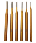 6-Piece Alloy Steel Chisel Set For Concrete Breaking And Stone Carving, Metal Punching Kit with various size chisels