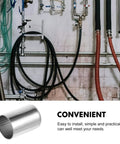 Premium Stainless Steel Hydraulic Hose Crimp Sleeves 100 Piece Kit Heavy Duty Pipe Fittings For Rapid Install Shop Tough Tasks Rock Solid Build For Boss No Bs Leak Proof Gear Up With These Sick Tools Ensure Smooth For Serious Mechanics, stainless sleeve for hose repair
