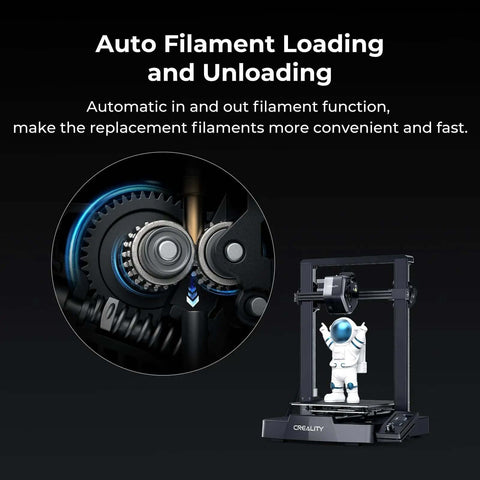 Ender 3 V3 SE 3D Printer With Sprite Direct Extruder Auto Leveling CR Touch Dual Z Axis Auto Filament Loading feature display