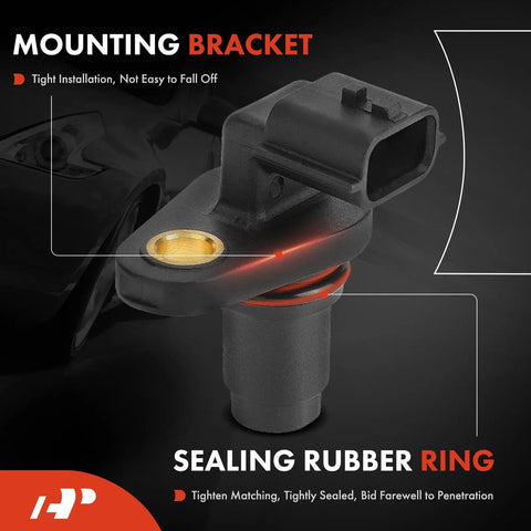 2 Pack Camshaft Position Sensor Replacement for Infiniti and Nissan Fits EX35 FX35 G25 G35 JX35 M35 M35h Q50 Q70 QX60 2006-2019 V6 3.5L and 2.5L Engine Models Plug and Play High Quality CPS Sensor mounting bracket with sealing rubber ring