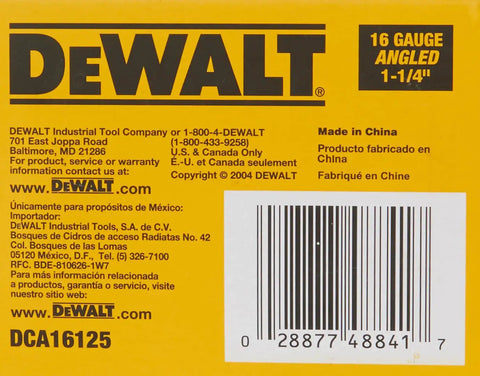Finish Nails For 20 Degree Finish Nailer 1-1/4 Inch 16 Gauge Galvanized 2000 Pack Built Tough Pro Grade Fasteners packaging