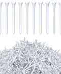 One Thousand Bulk Golf Tees Three And One Quarter Inch Wooden Bamboo Tees White For Practice And Training Great For Men Dad Women Golfers Clubs Accessories Fathers Day Favor piled and aligned