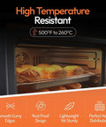 Full Size 18 By 26 Inch Aluminum Sheet Pan For Commercial Bakery in oven, baking rolls, highlighting high temperature resistance.