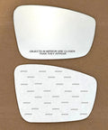 Volkswagen Right Side Mirror Glass Replacement With Full Size Adhesive For 2011-2018 Jetta, 2013-2015 Passat, 2012-2019 Beetle, Convex Mirror