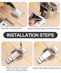 Super Tough Stainless Steel Spring Loaded Toggle Latches With Angle Hook For Toolbox Garage Cabinet And Barn Doors Rust Resistant Heavy Duty Locking Hasps Clamps Set Of 2 Pieces That Hold Up Big.. 201 steel 59x35mm latch installation steps