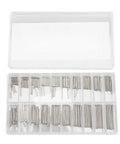 Watch Spring Bar Kit 300 Pieces 20 Sizes 8mm To 27mm Stainless Steel Pins Tool Set in plastic storage box