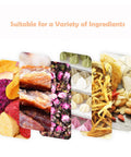 Assorted dried fruits, meats, flowers, candies, and nuts illustrating the 80 Layer Food Dehydrator Dryer Machine for Fruits Vegetables Meat Fish Herbs Nuts and More 6000W 220V Next Level Heavy Duty Kitchen Drying System with Even Heat for Quick Preservation in use.