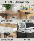 Built Different Rubber Bed Frame Corner Guards Set Of Four For Baby Proofing Nursery Edge Bumpers on various table corners