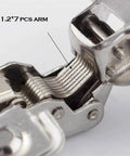 Stainless Steel Hydraulic Hinge Core Damper Buffer Cabinet Hinges Cupboard Door Euro Hinges Soft Close Hardware S781A