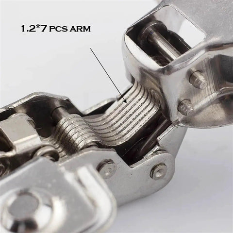 Stainless Steel Hydraulic Hinge Core Damper Buffer Cabinet Hinges Cupboard Door Euro Hinges Soft Close Hardware S781A