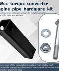 Torque Converter Engine Riser Hardware Kit Fits Predator 212cc 224cc 196cc Engines And Coleman CT200U BT200X Baja Warrior Massimo MB200 GX160 GX200 Mini Bike Go Kart Parts showing metal components
