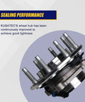 Beefed Up Front Wheel Bearing And Hub Assembly For Chevy Silverado 2500 3500 4WD GMC Sierra 1500 2500 Yukon XL 99 07 And Hummer H2 2003 2007 With 8 Lug Bolts And ABS Ready Replacement