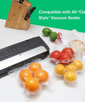 200 Pcs 6x10 Inch BPA Free Vacuum Sealer Bags Precut For All Vacuum Sealer Machines Keeps Food Fresh Three To Six Times Longer Prevents Freezer Burn Thaw Proof Air And Water Barrier For Meal Prep