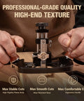 Pro Level Router Plane Kit Featuring Swappable Straight And Forty Five Degree Blades, Heavy Duty Hand Tool delivering precision cuts and ergonomic handle.
