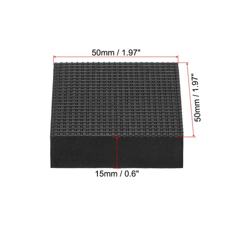 Badass Rubber Shock Absorbers Solid Anti Vibration Isolation Mats For Hvac And Home Appliances Thick Kickin Dampening Pads 50mm x 15mm