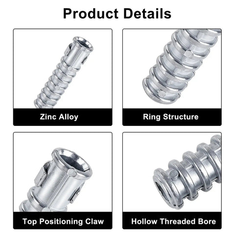 Heavy Duty Lag Shield Anchors For Concrete Walls And Masonry Featuring Rust Proof Zinc Build That Locks Tight Under Vibration While Quarter Inch Size Drops In Smooth And Delivers Serious Grip For Tough Drywall Framing Or Quick Shelf Repairs Around The