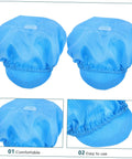 Top Shelf Anti Static Work Cap Set Slick Blue Protective Hats For Cleanrooms Industrial Workshops Factory Floors, lightweight mesh caps.